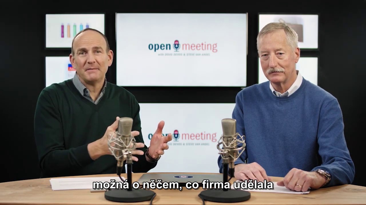 Open Meeting s Dougem DeVosem a Stevem Van Andelem - CZ titulky