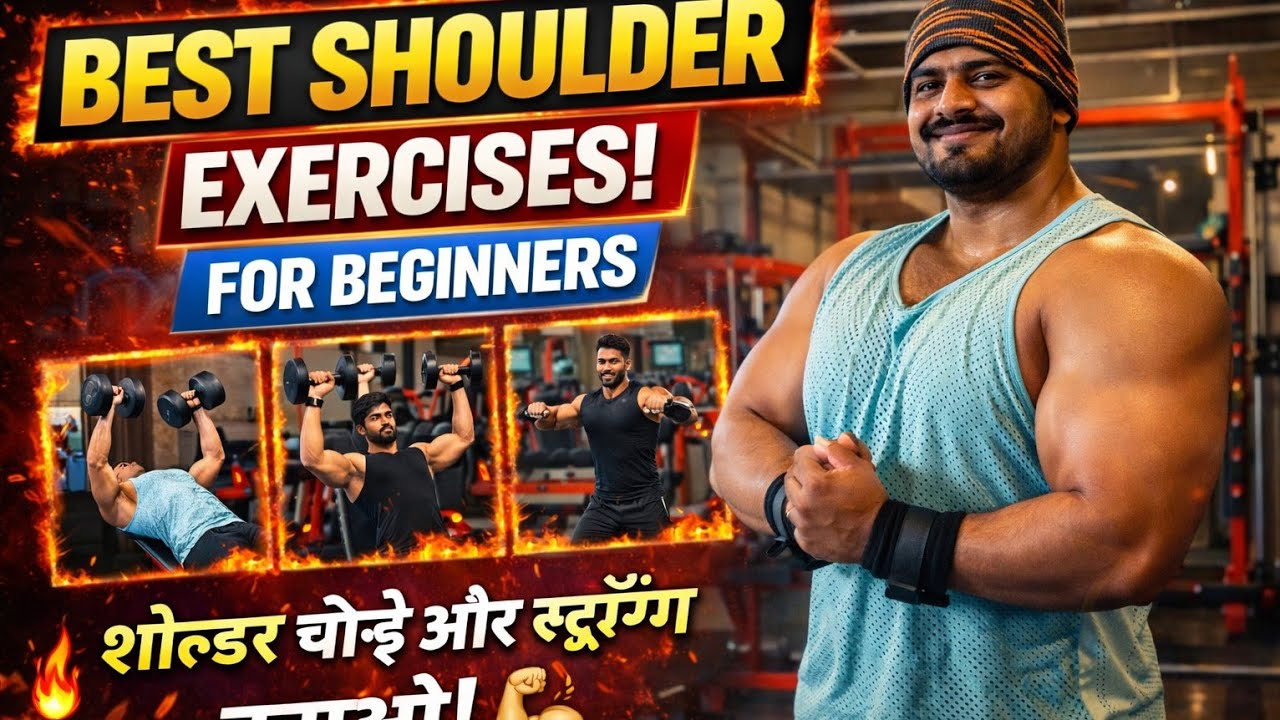 “Grow 3D Shoulders With These 4 Killer Exercises!”/The ONLY 4 Shoulder Exercises You Need 🔥#shoulder