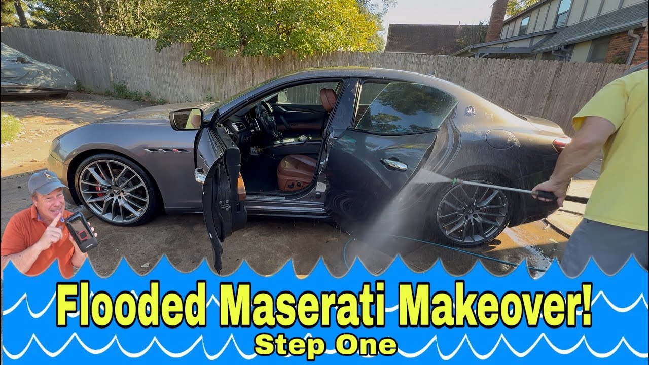 My Completely Submerged Maserati Comes Home For A Makeover! Plus, The Lasfit Air TK1 Tire Inflator!