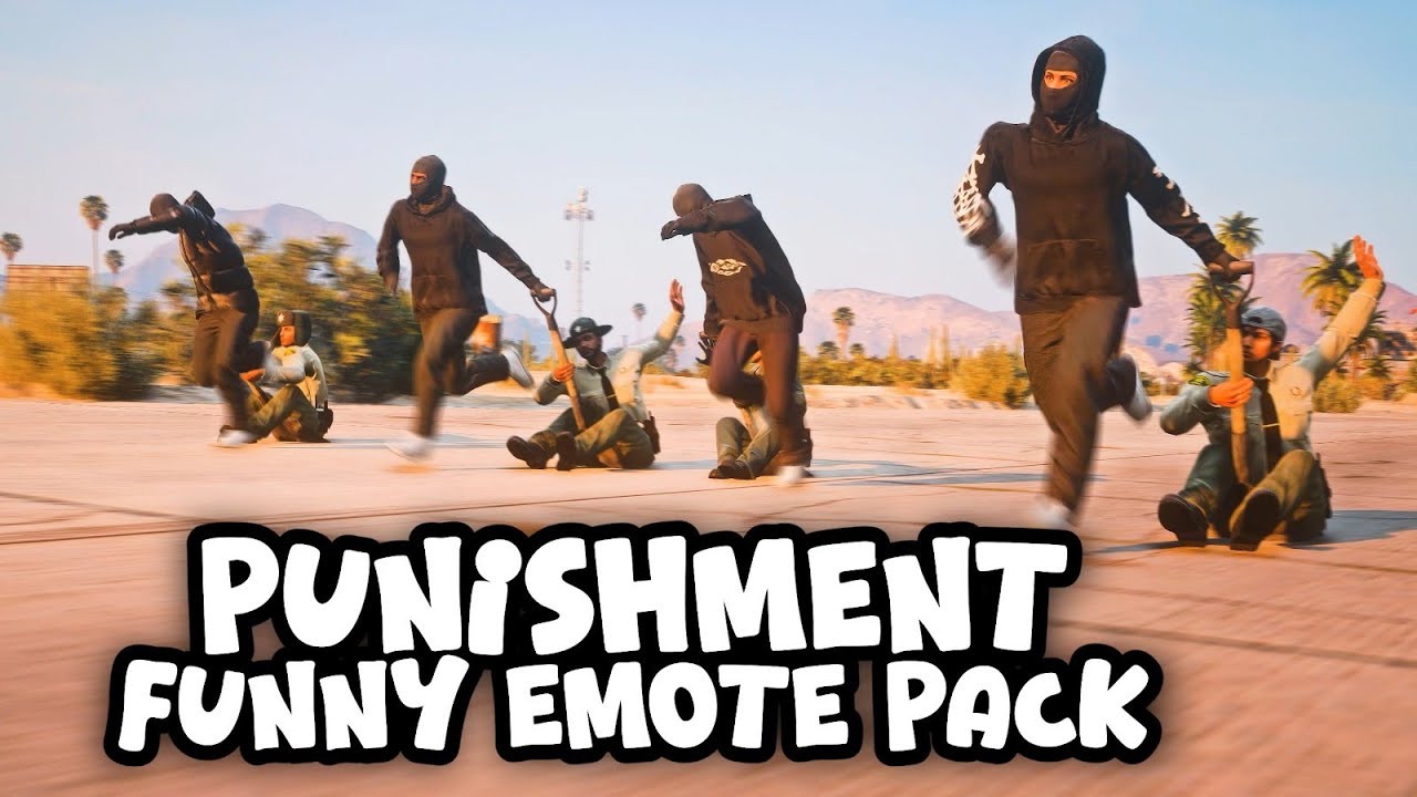 PUNISHMENT FUNNY EMOTE PACK - FiveM Custom Animation Pack