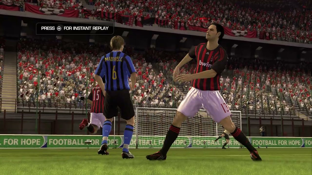 FIFA 09  - Derby della Madonnina - Inter Milan vs AC Milan - Gameplay PS3 FHD [RPCS3]