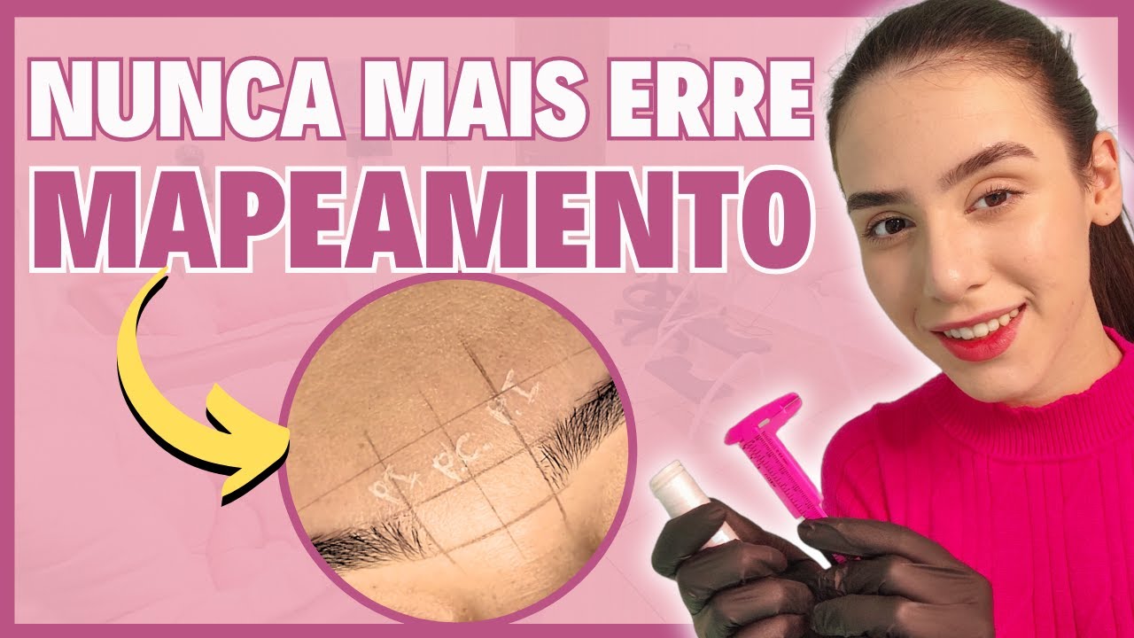 Mapeamento de Sobrancelha PERFEITO Para Iniciantes. ( Com Paqu&iacute;metro e Linha )