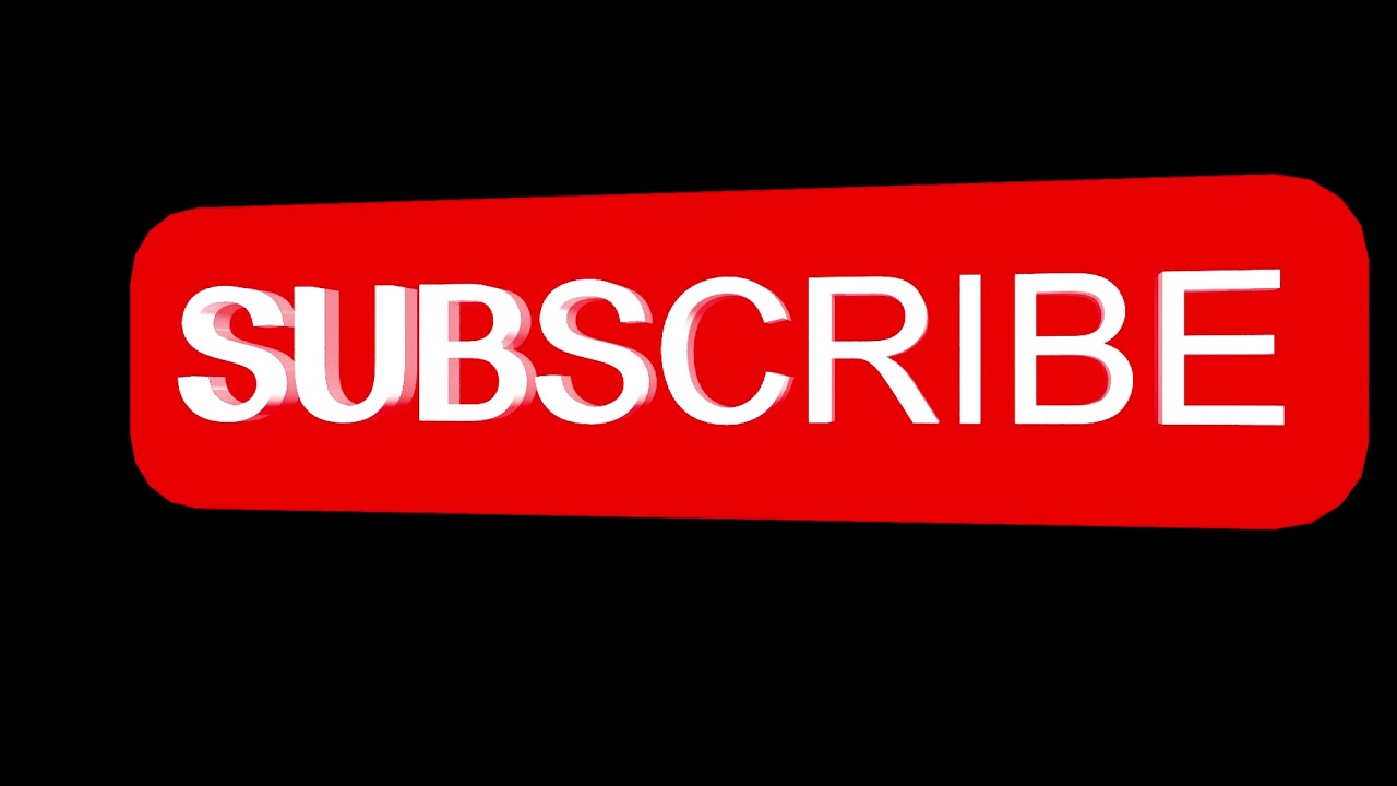 ***YOUTUBE SUBSCRIBE LOGO ANIMATION intro 3D***