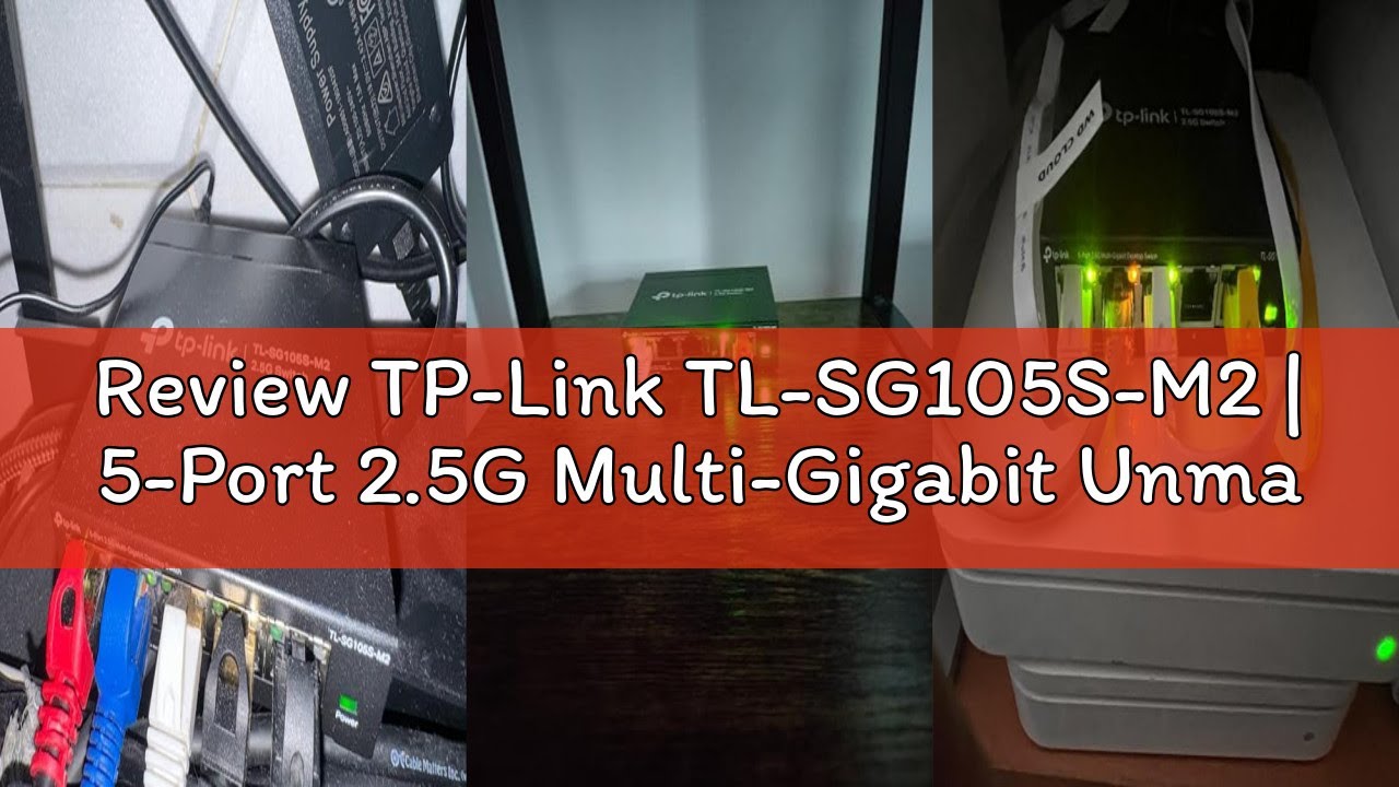 Review TP-Link TL-SG105S-M2 | 5-Port 2.5G Multi-Gigabit Unmanaged Network Switch, Ethernet Splitter