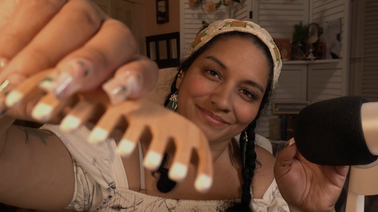 Doing your wood makeup💄 ASMR Roleplay