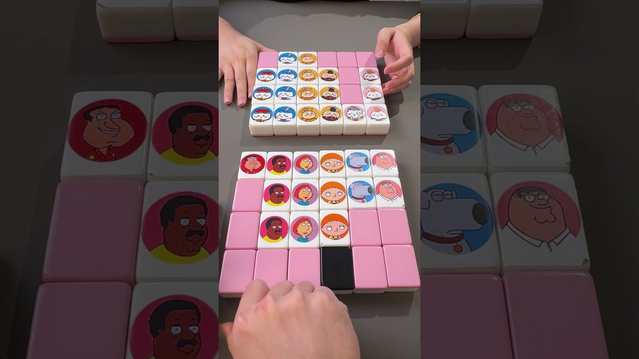 A game for relaxing with friends #mahjong #asmr #boardgames