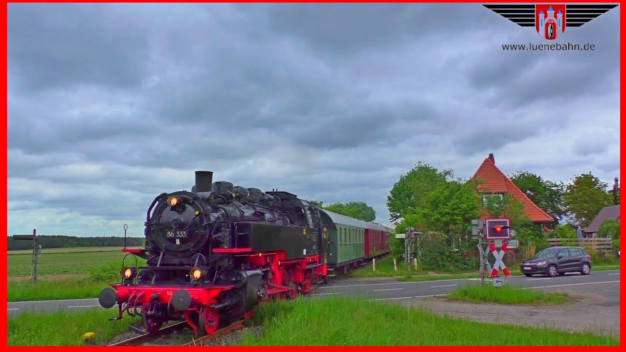 Dampf auf der OHE - mit 86 333 von Lüneburg nach Soltau