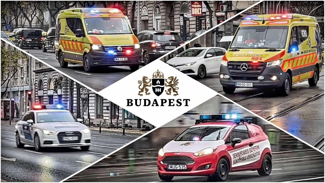 Budapest Emergency Vehicles Compilation/ Budapesti Vonulások Összeállítás - 2024.11.-12.