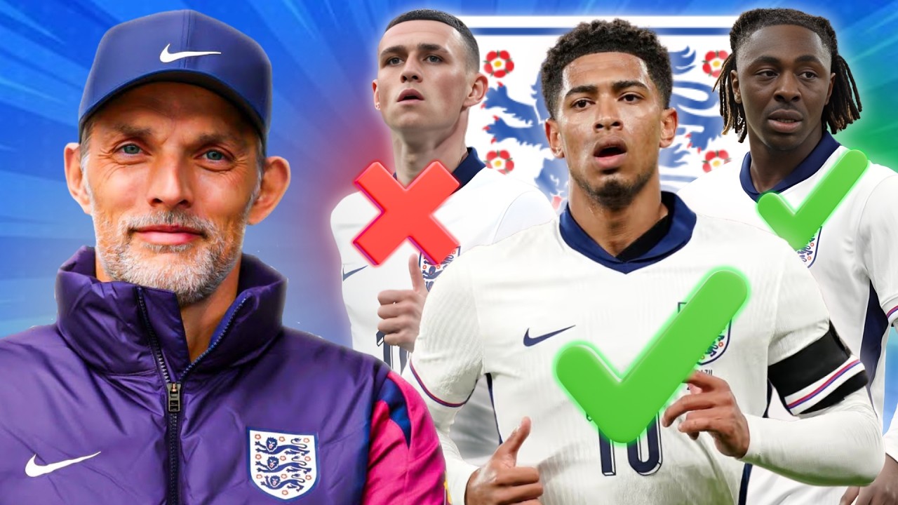 England 26 Man World Cup Squad (UNBIASED)