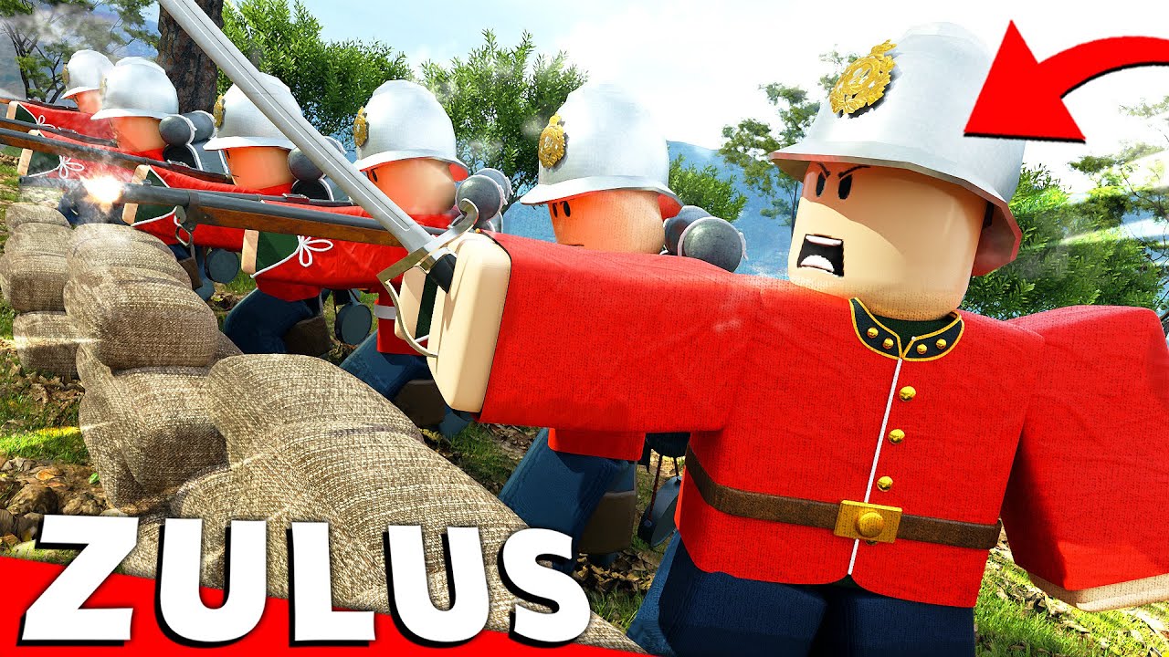 1000 Zulus CHARGE this British Line Formation in ROBLOX Zulu Wars - Anglo Zulu War