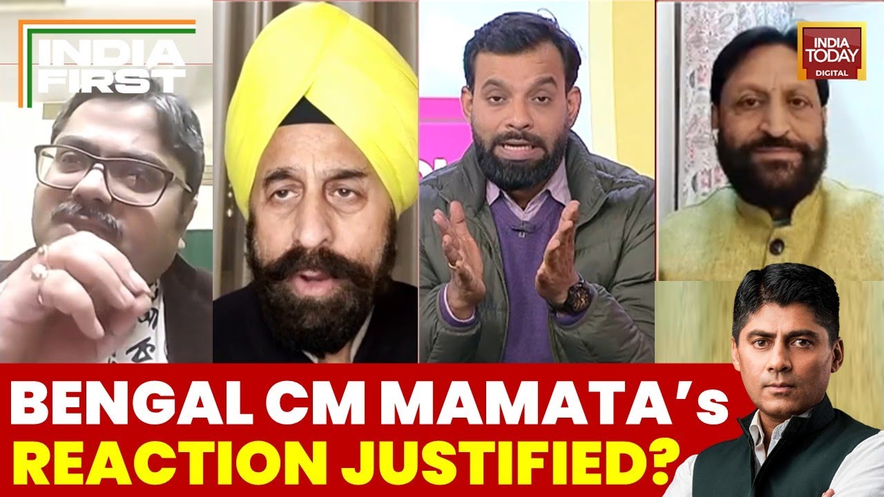Is West Bengal Chief Minister Mamata Banerjee's Action to ED Raids Justified? | India First Debate