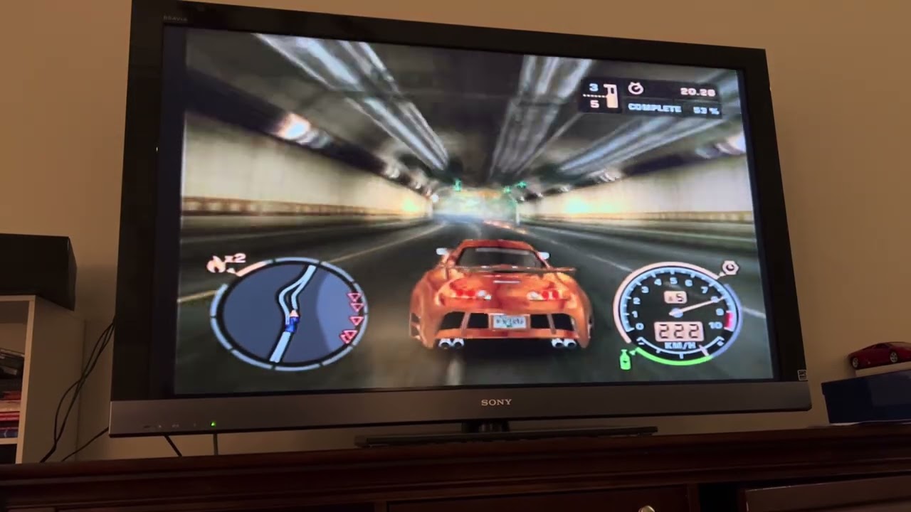 Need For Speed Most Wanted PS2 Tollbooth Time Trial 13 3:24.52 