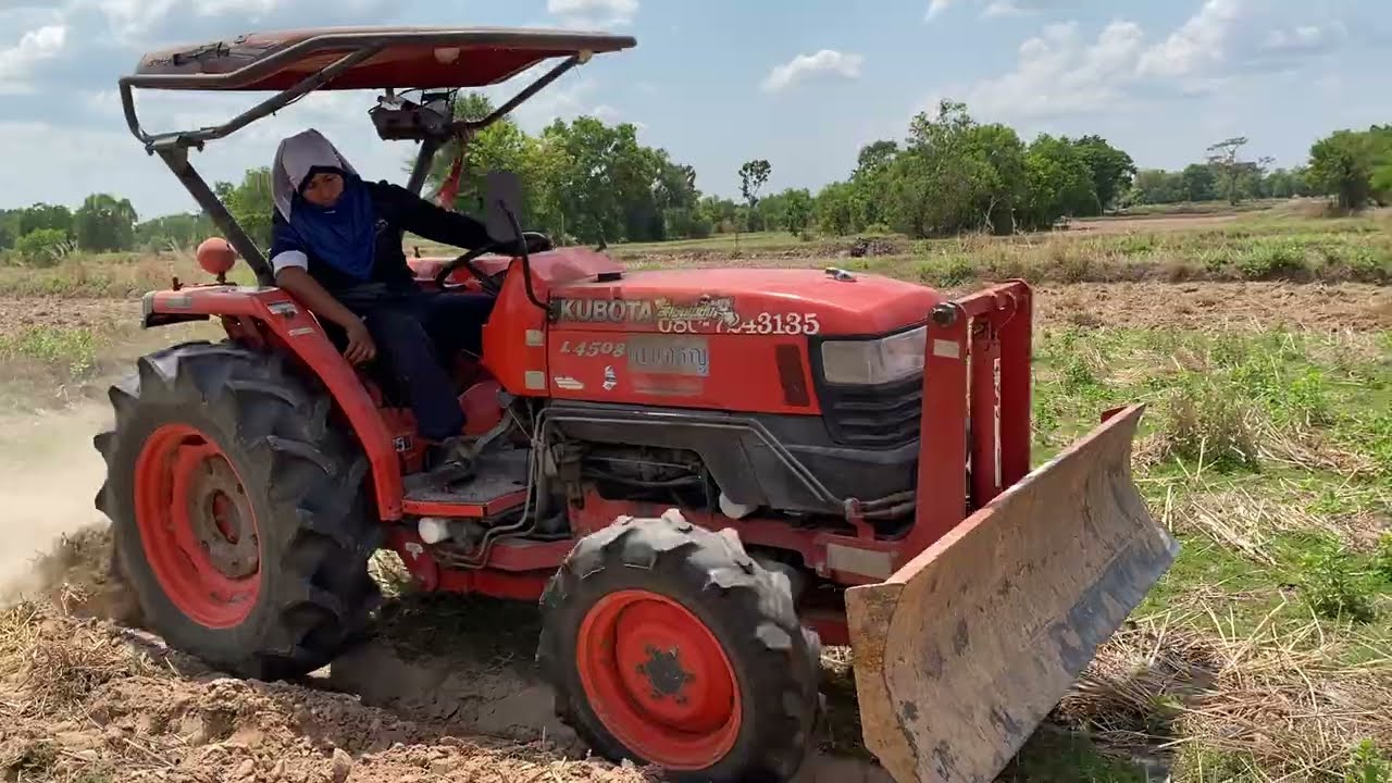 วันนี้คนขับใหม่มาสมัครงาน | เทคนิคสำหรับผู้เริ่มต้น | Kubota L4508