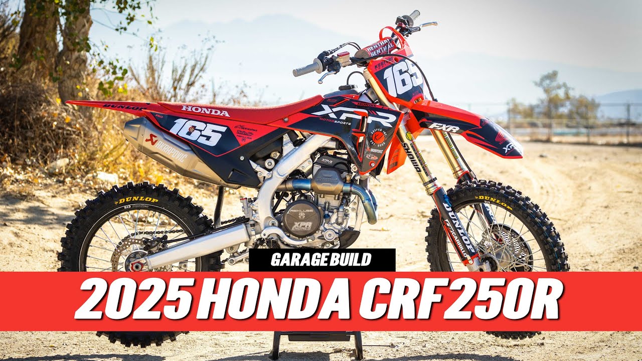 Racer X Films: 2025 Honda CRF250R Garage Build Project Bike