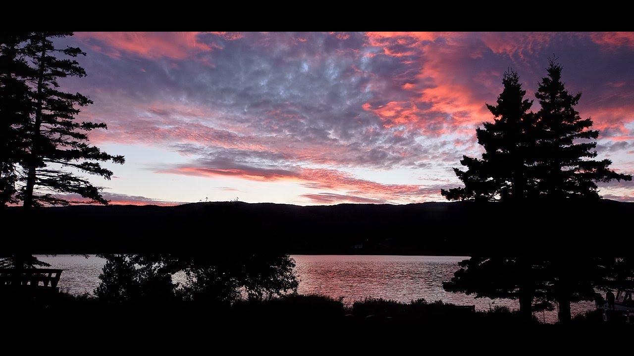 Driving Through Cape Breton Island in Nova Scotia, Canada