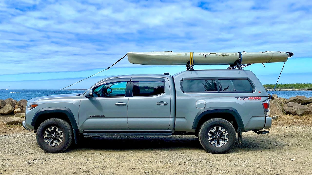 2021 Tacoma TRD Off Road ESP-14: Thule Roof Rack Installation and Carrying Kayak