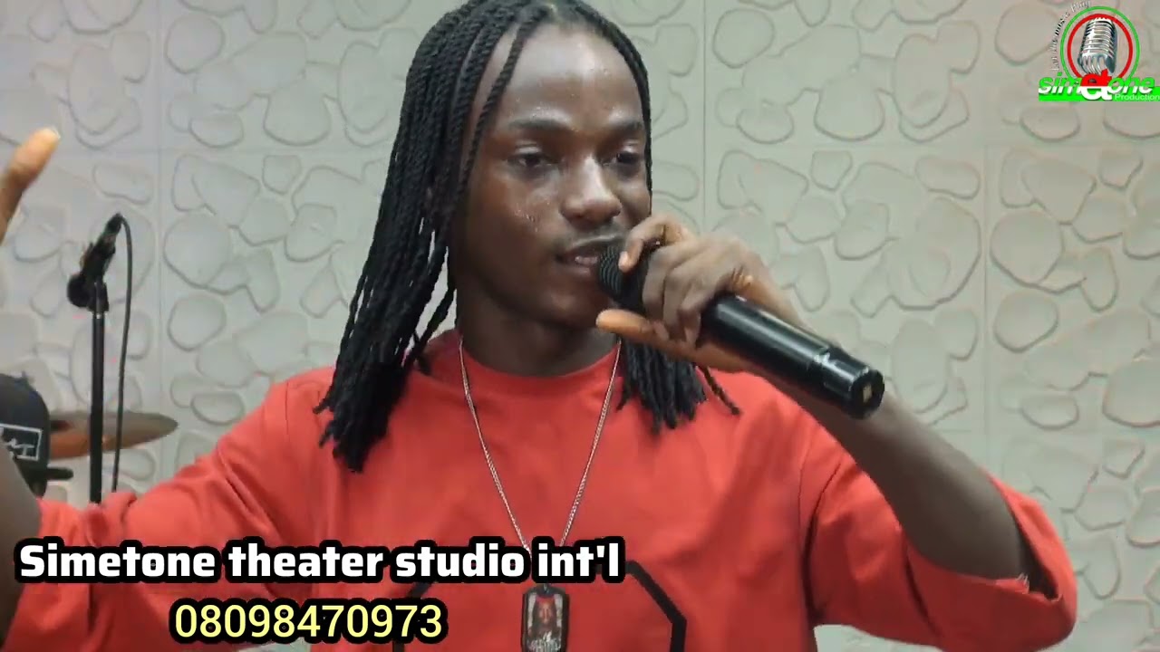 His name is Gentle praise..live performance 