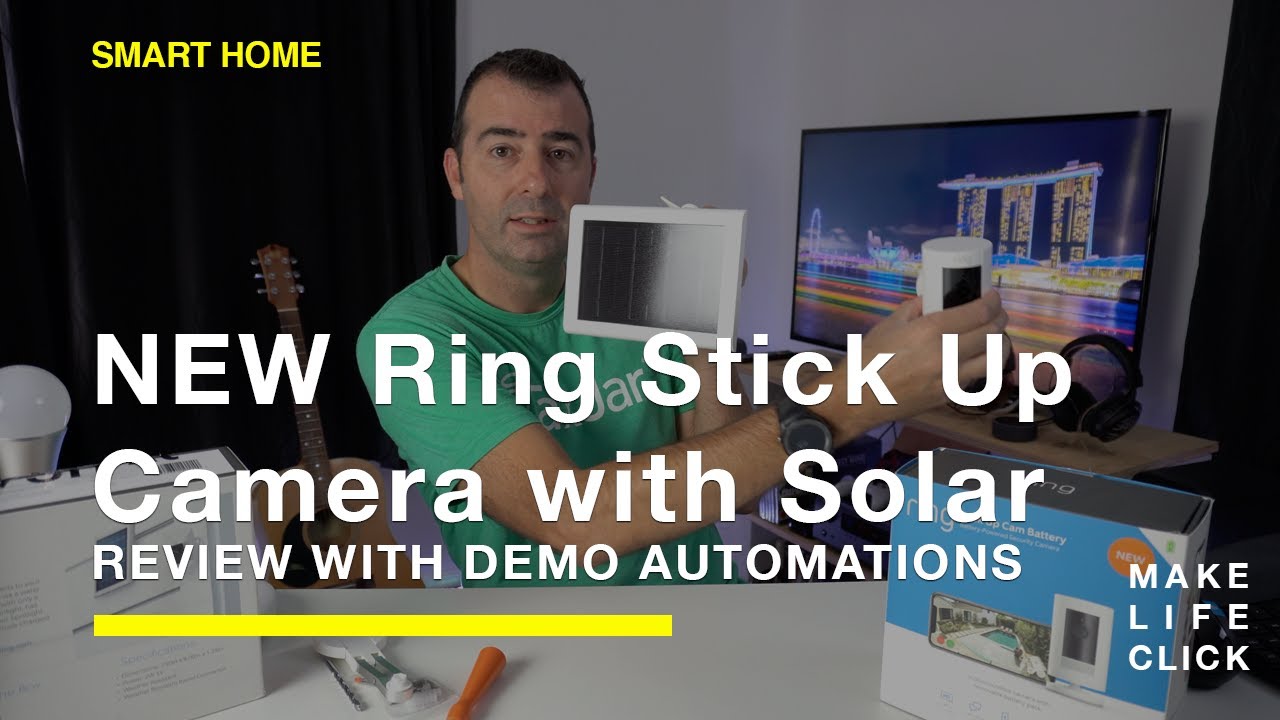 NEW Ring Stick Up Cam with Solar | Full Review