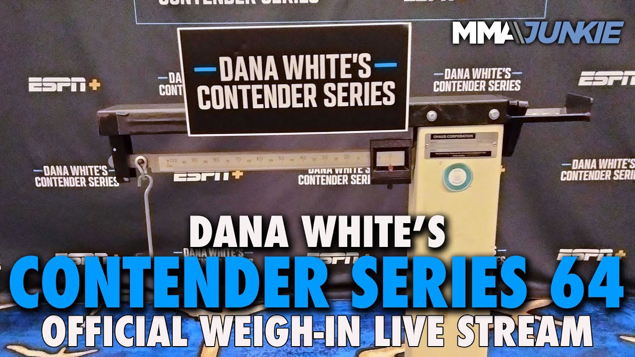 Dana White's Contender Series 64 Official Weigh-In Live Stream | Noon ET/9 a.m. PT