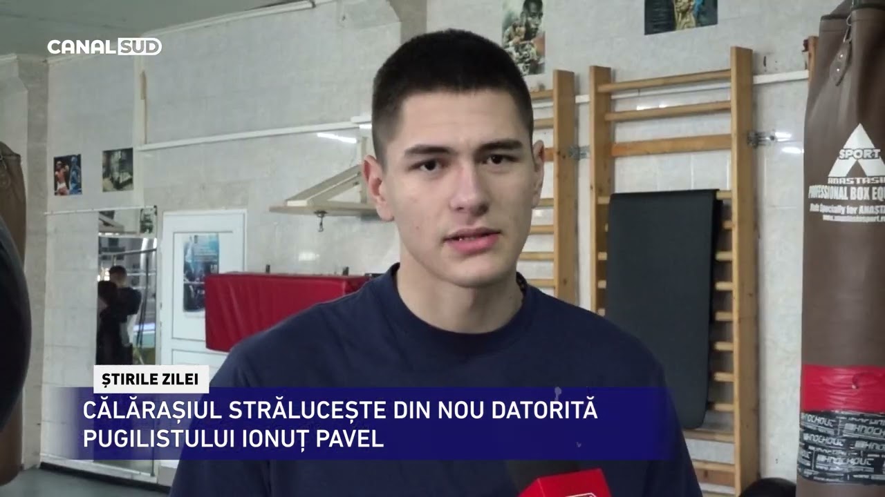 CANAL SUD / CĂLĂRAȘIUL STRĂLUCEȘTE DIN NOU DATORITĂPUGILISTULUI IONUȚ PAVEL