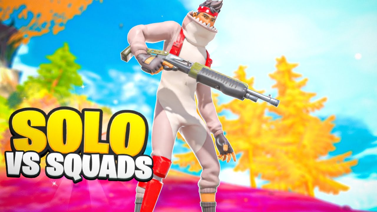 I made INSANE plays in this Solo VS Squads game…