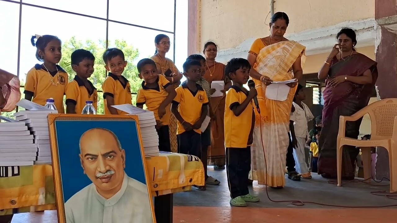1 std speech for Educational development day, CPS palayapettai