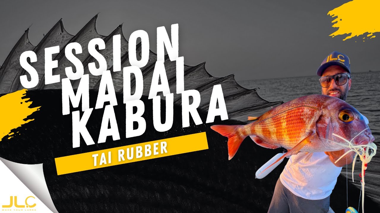 P&ecirc;che en mer &agrave; la vertical au Madai - Tai Rubber - Kabura