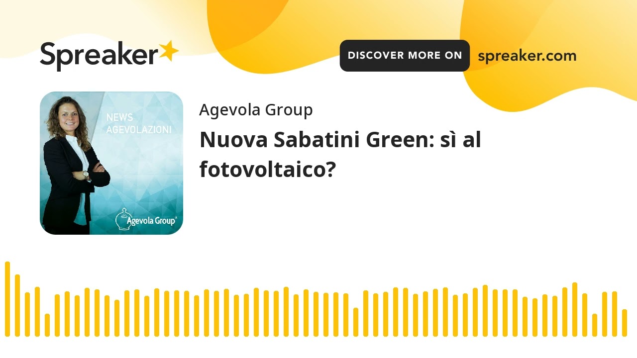 Nuova Sabatini Green: sì al fotovoltaico?