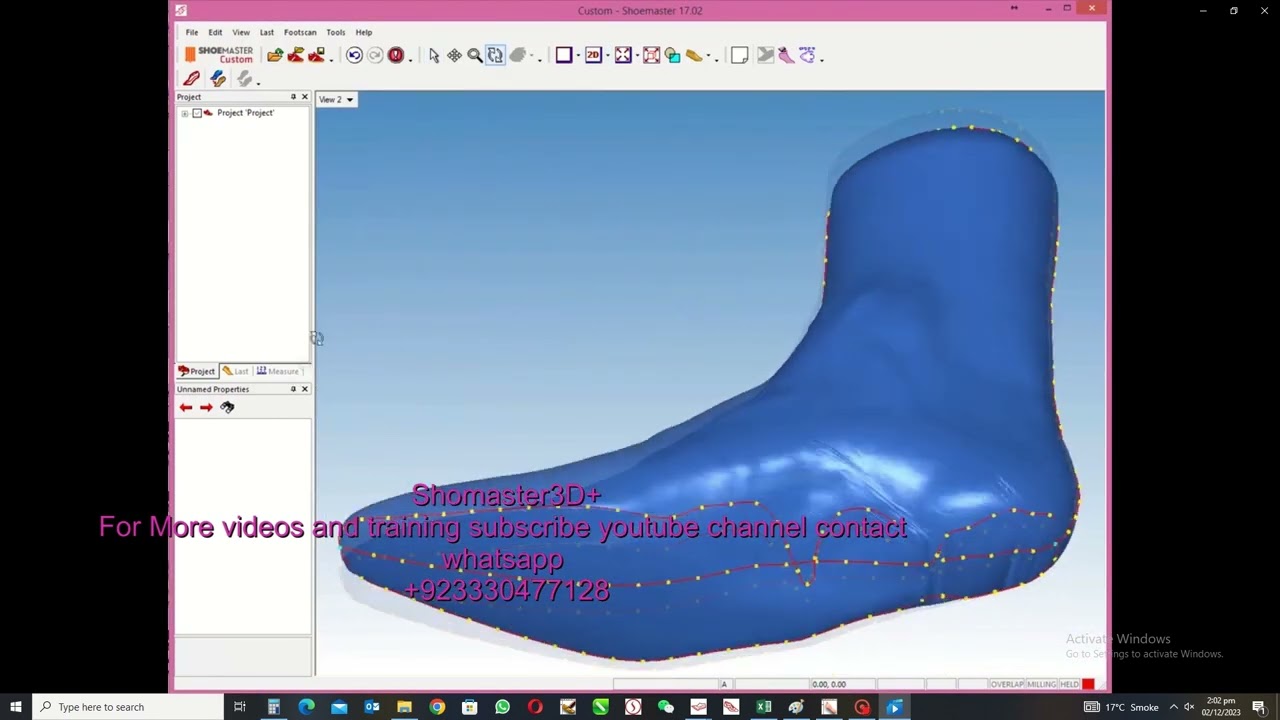 Shoemaster CUSTOM   Merge a footscan and a last#footscaner