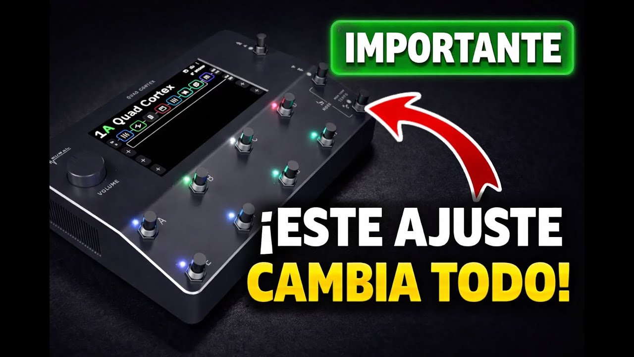 ¡Súper IMPORTANTE! Cómo Ajustar Niveles de Entrada y Salida en Quad Cortex para un Sonido Nítido.