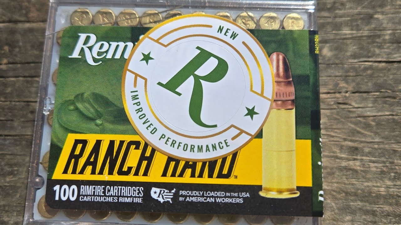 Remington Ranch Hand 22lr Ammo at 50yds.