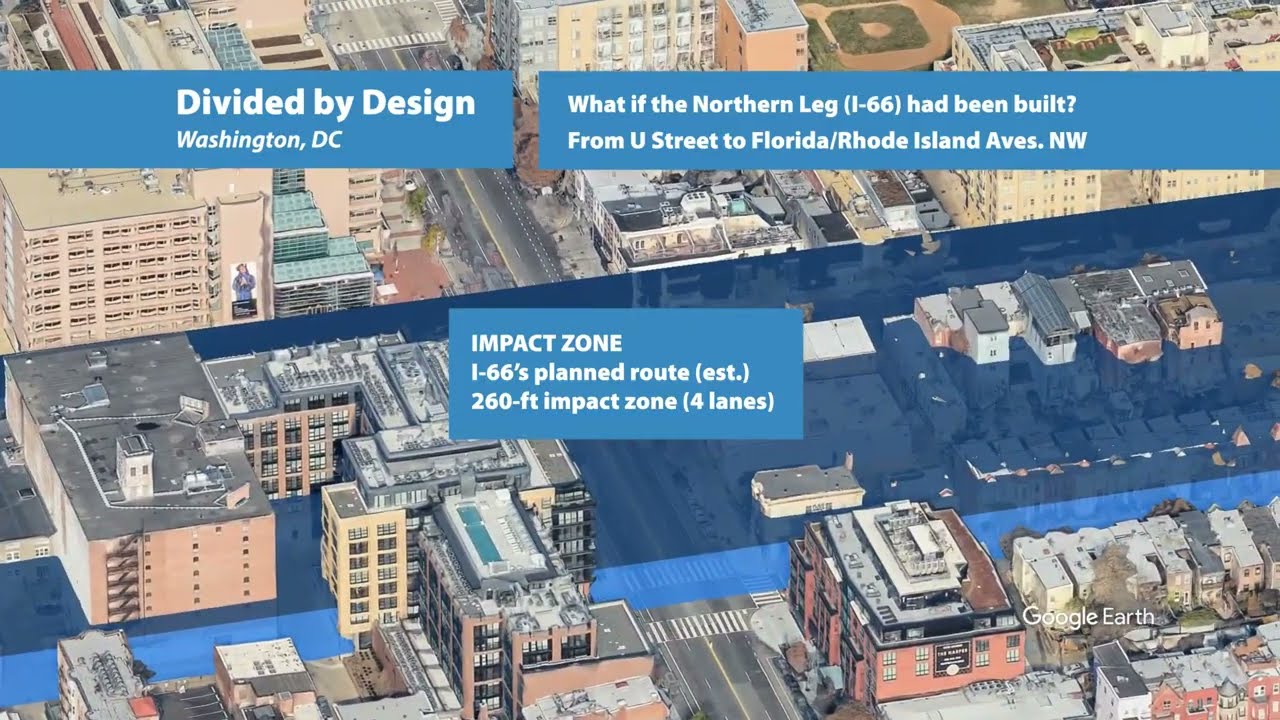 How I-66 WOULD HAVE devastated Washington, DC - Divided by Design