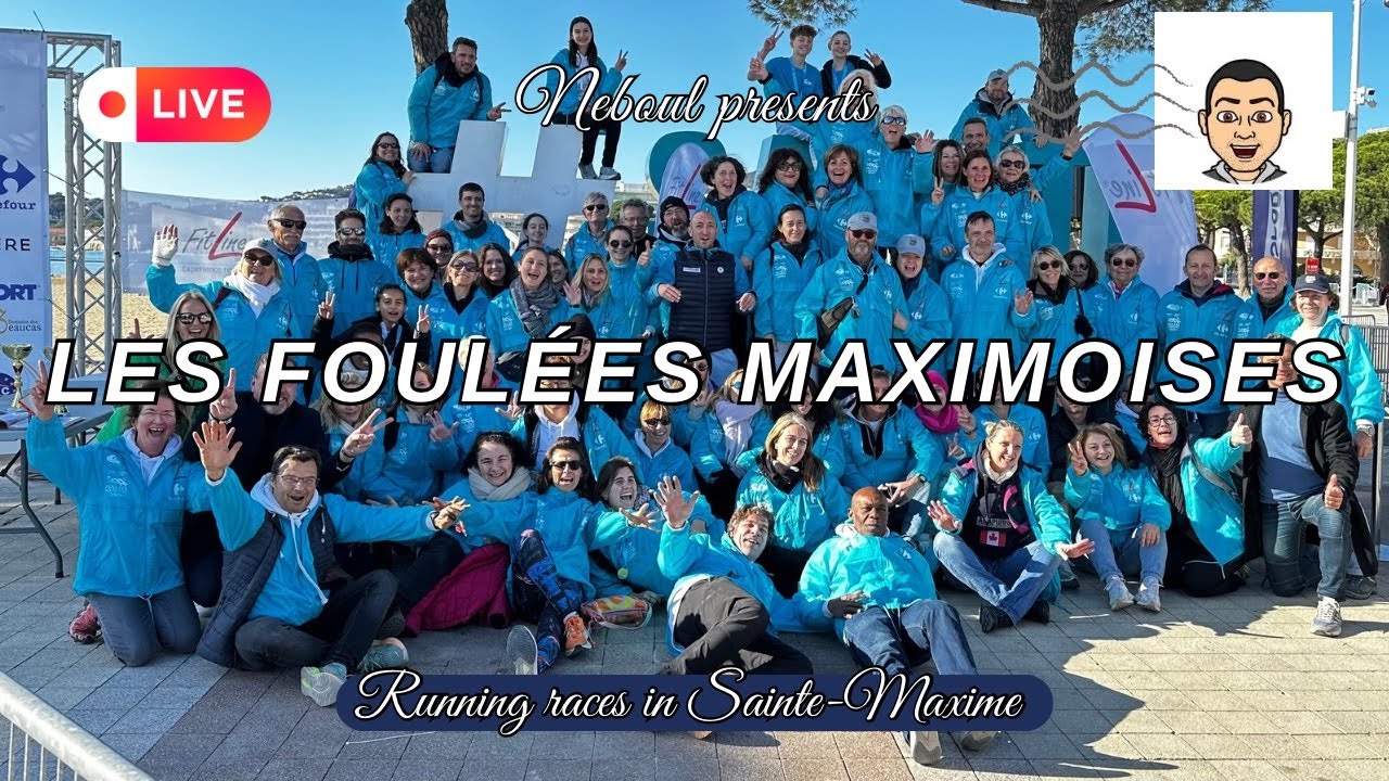 Les Foulées Maximoises 2026 Live | 10 km & Semi-Marathon Finish Line & Podium
