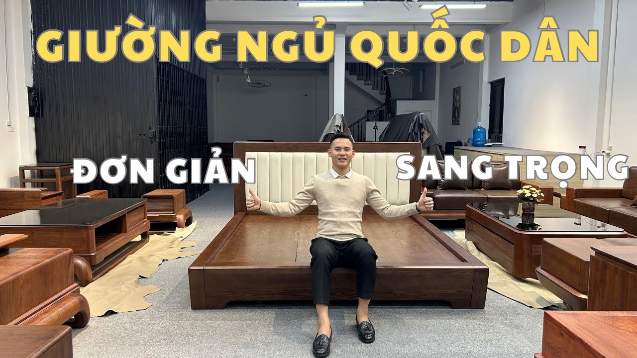 Giường Ngủ Gỗ Sồi Nga Thiết Kế Mẫu Giường Ngủ Quốc D&acirc;n D&agrave;nh Cho Kh&ocirc;ng Gian Ph&ograve;ng Ngủ Hiện Đại