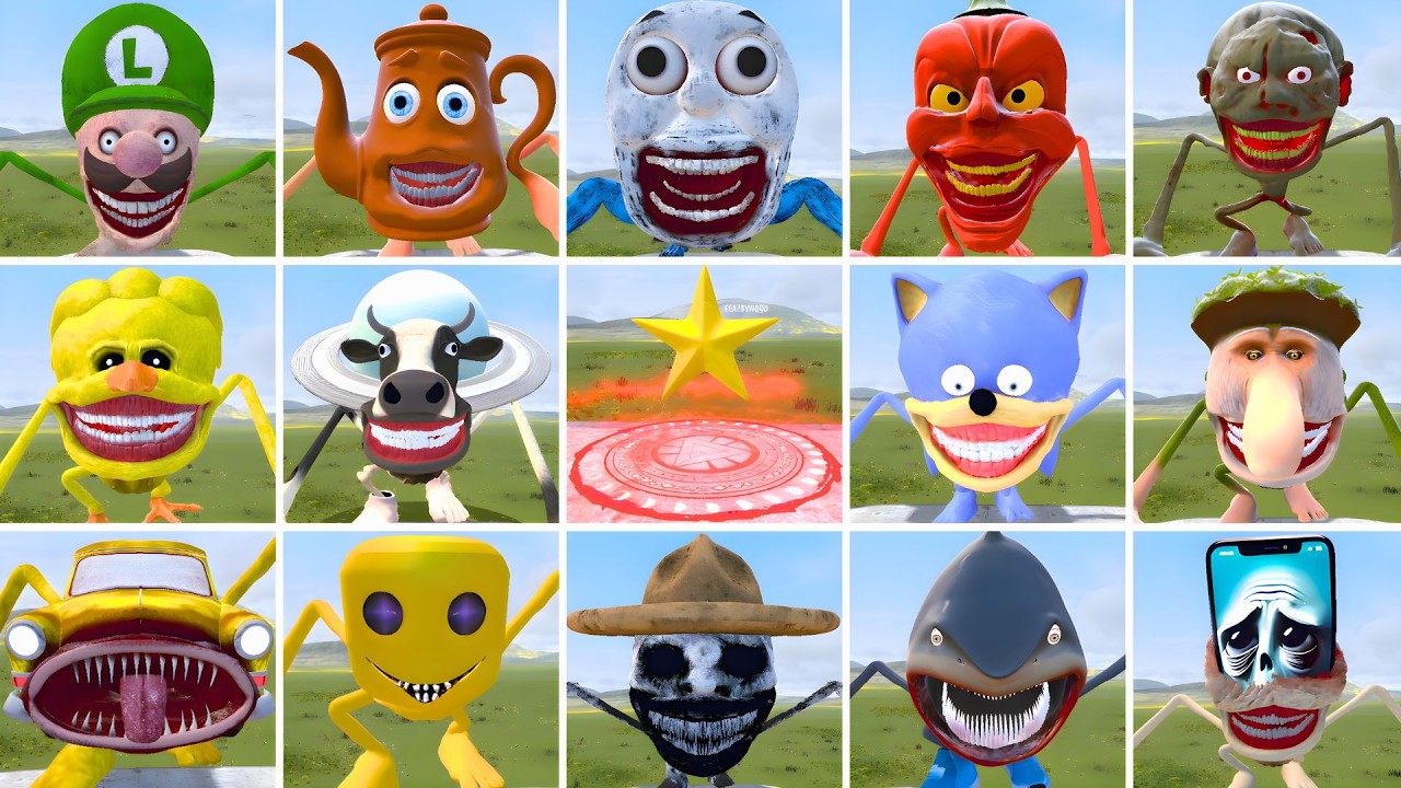 WHO IS THE STRONGEST FROM ALL SHIN SONIC TAPES VS ITALIAN AI BRAINROT MEMES TAPES in Garry's Mod