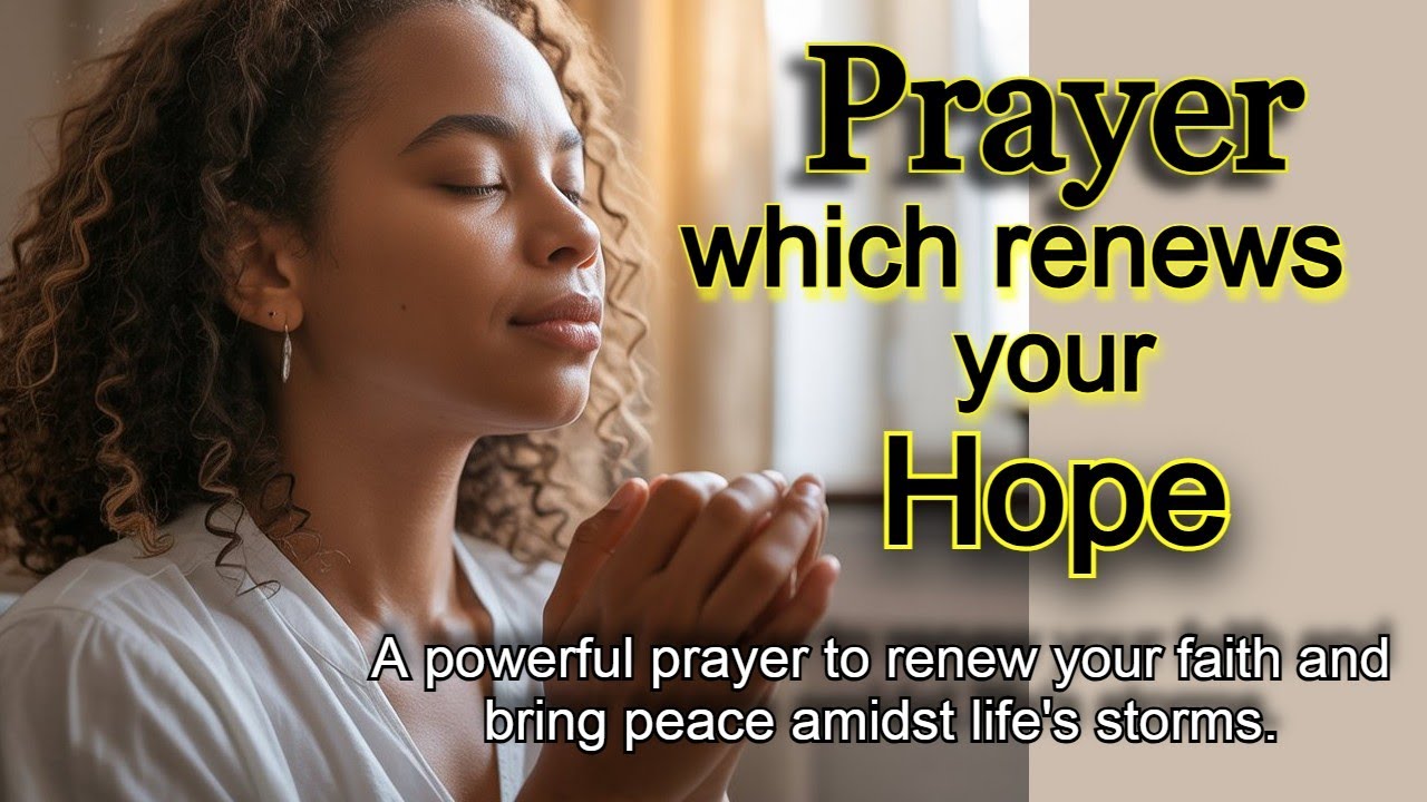 Renew in Prayer | Daily relief for you at this moment!