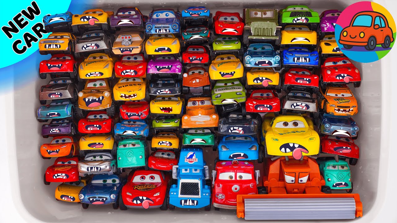 Disney Pixar Cars Unboxing Review | Lightning McQueen, Tow Mater, Chick Hicks, Sally Carrera, Cruz