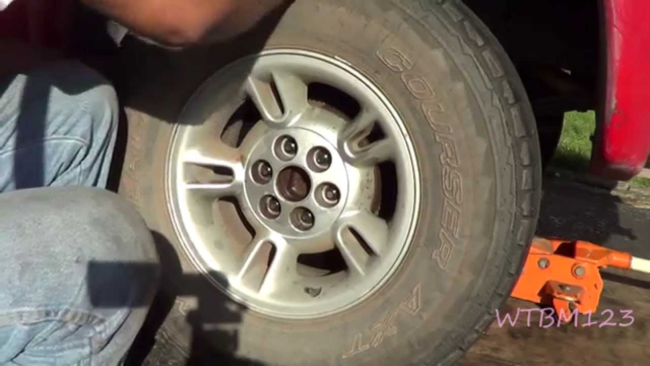 Removing a Stuck Wheel, Rim