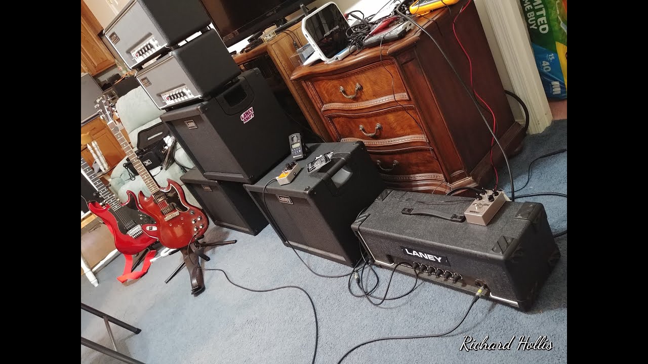 Laney PT30MV amp meets JJ ECC803S front end tubes, Wampler Reflection pedal and 66 Gibson SG Special