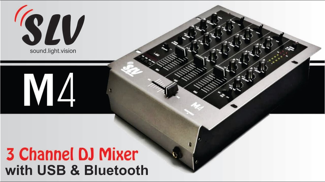 SLV M4 DJ MIXER - Review Unboxing & Details
