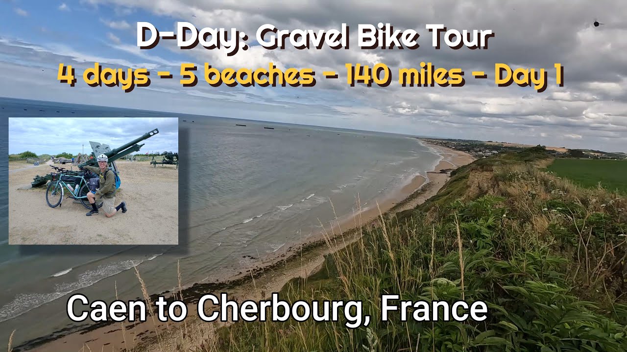 Normandy (D-Day) Bike Tour (DAY 1) - Benouville (Pegasus Bridge) to Bayeux, France
