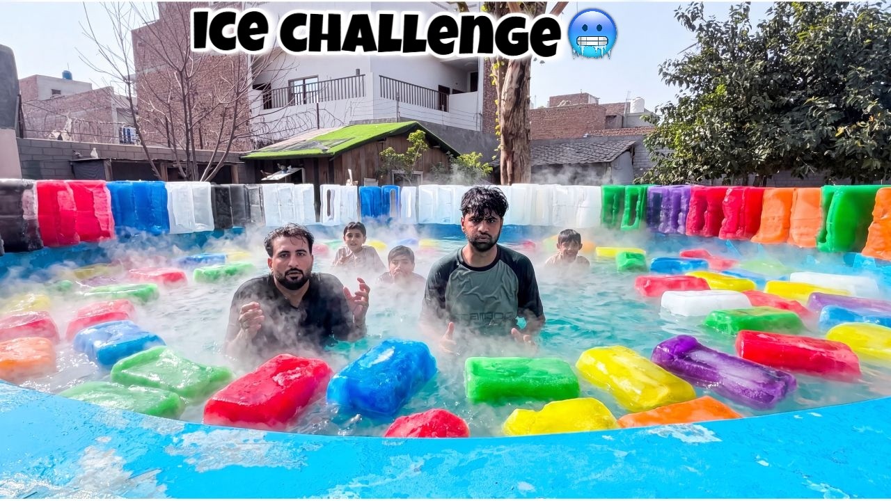 ice Challenge In Pool 😍 Kon Jeety ga 2 lac Rupees ?