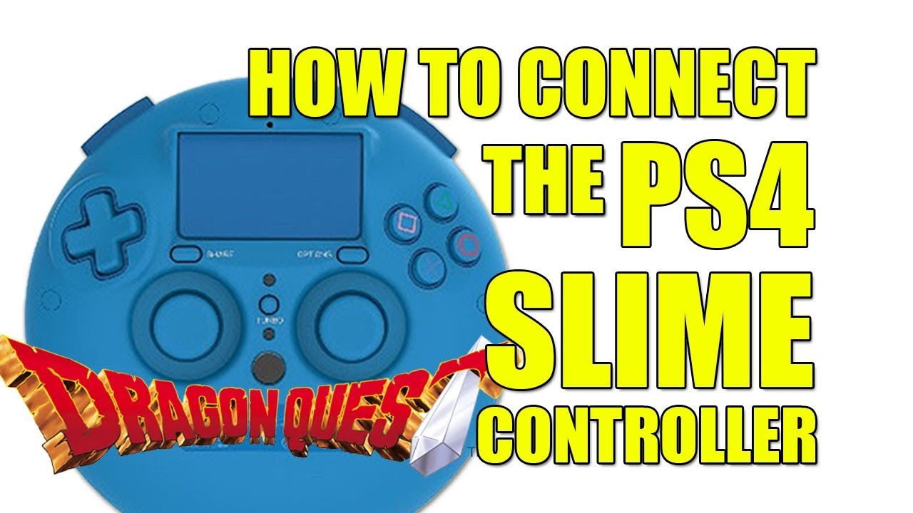 How to Connect the PS4 Slime Controller - Dragon Quest XI
