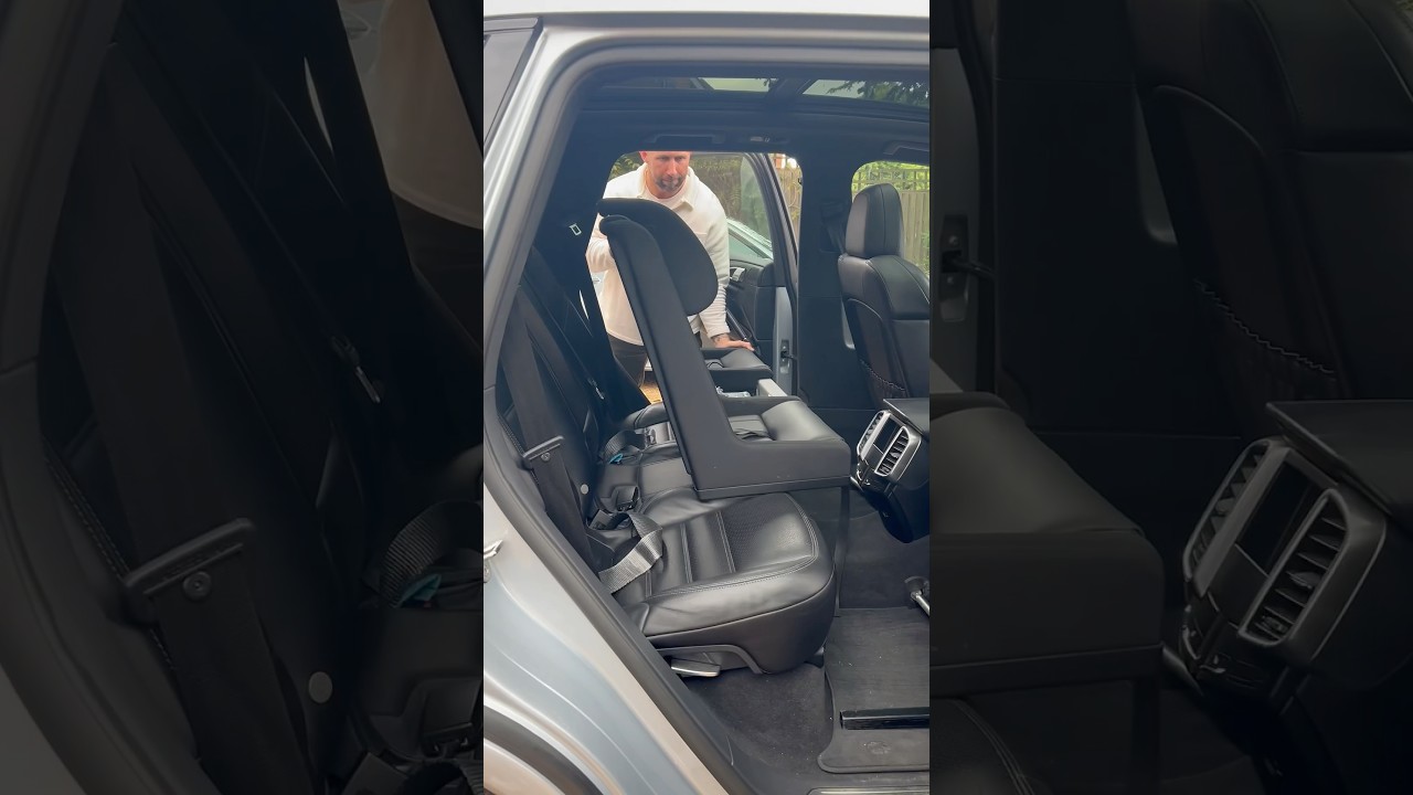 How to get 3 car seats across the back seat #3across #threeacross