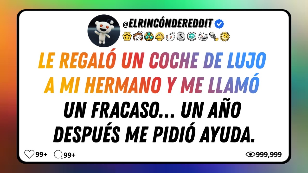 MI PADRE SE BURLÓ DE MI NEGOCIO Y LE REGALÓ A MI HERMANO UN COCHE DE LUJO…