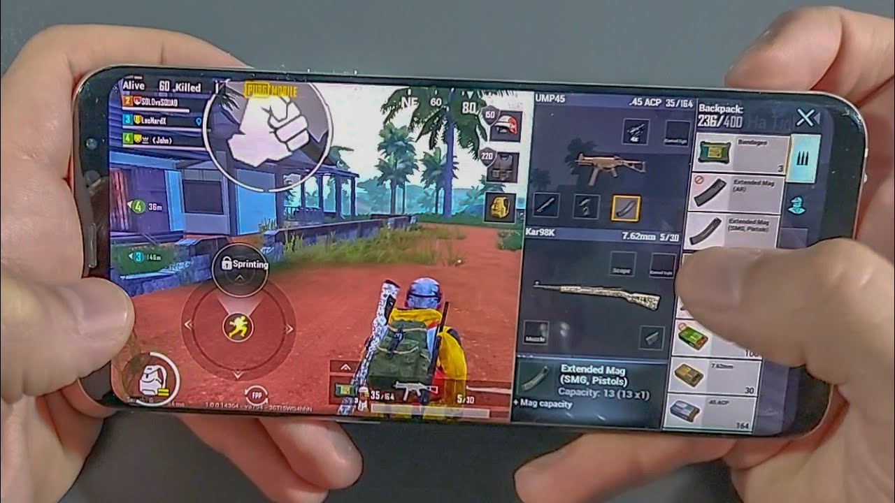 Samsung S8 Plus 4/64 Exynos 8895 Pubg Mobile 60fps Test