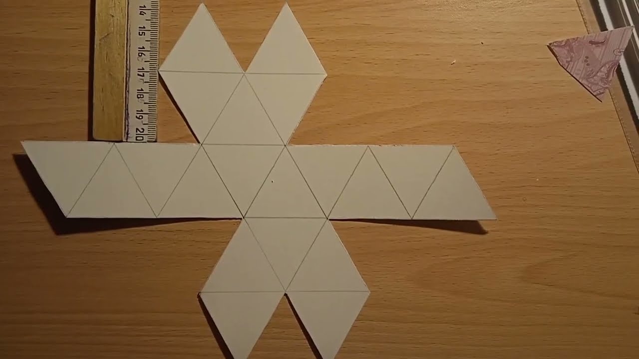 Как сделать икосаэдр? #математика #геометрия