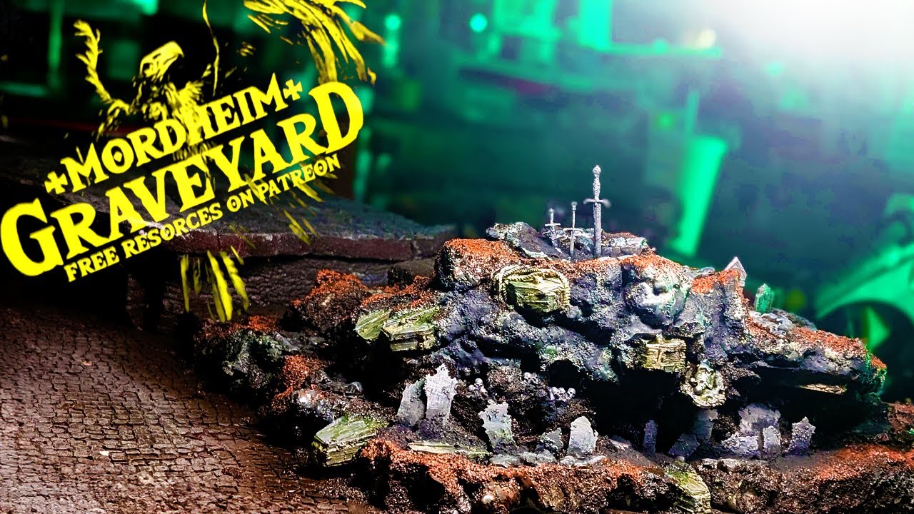 Mordheim CEMETERY for my Terrain Board & Everything to Build YOUR OWN!