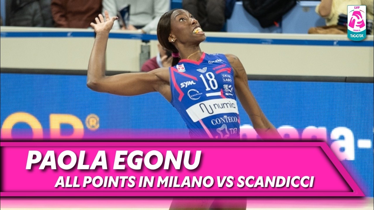 PAOLA EGONU, All points in Milano - Scandicci | Best Performance | Lega Volley Femminile 2025/26
