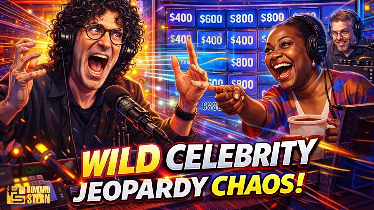Howard Stern Crew Plays Celebrity Jeopardy Practice &ndash; Robin vs Fred Chaos | The Howard Stern Show
